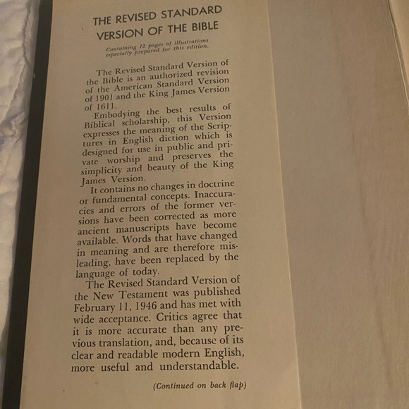 Holy Bible 1952 revised king james - Picture 6 of 12